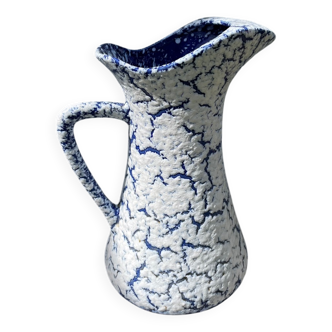 Rhodoceram blue ceramic pitcher