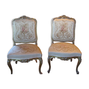 Paire de chaises Régence