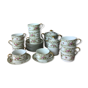 Service à thé en porcelaine GDA