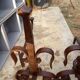 Pair of old wrought iron chenets
