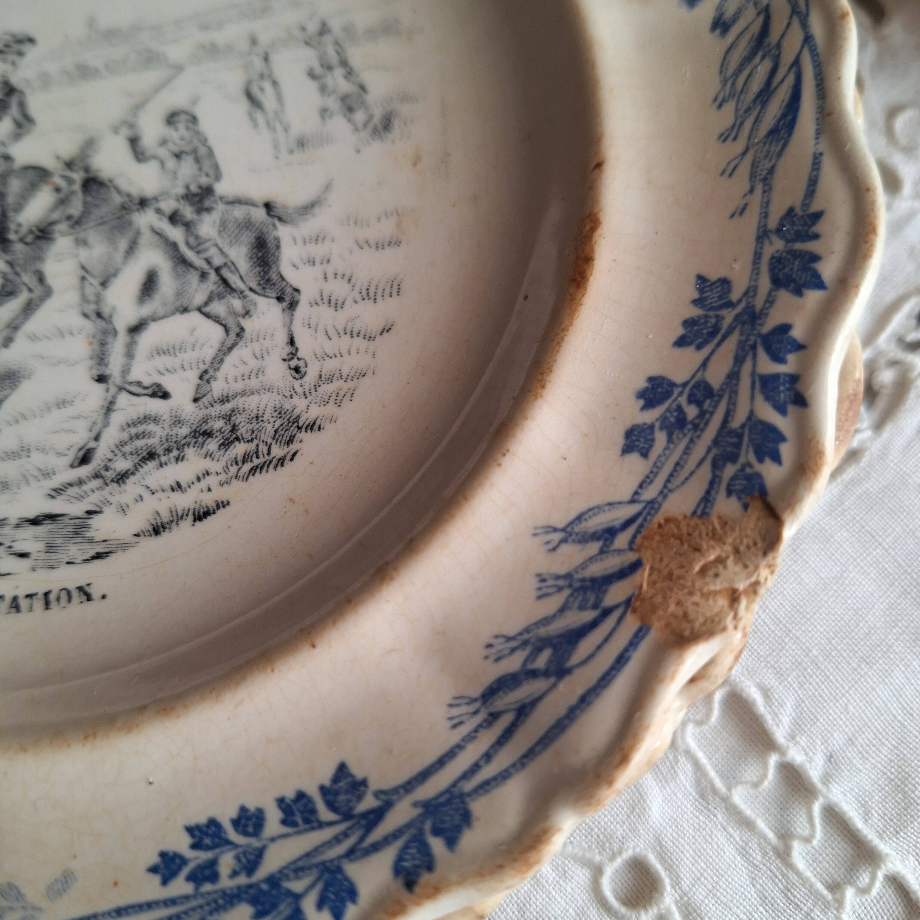 Assiettes terre de fer