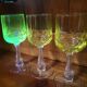 Lot de 3 verres en ouraline