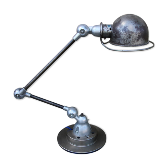 Lampe industrielle d'atelier 2 bras Jielde de Jean-Louis Domecq