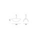 Suspension Brass 96 – Gervasoni (Design Paola Navone) – Matt Brass – 120 cm