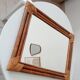 Vintage bamboo and rattan mirror from the 60s/70s, 50*40 cm.