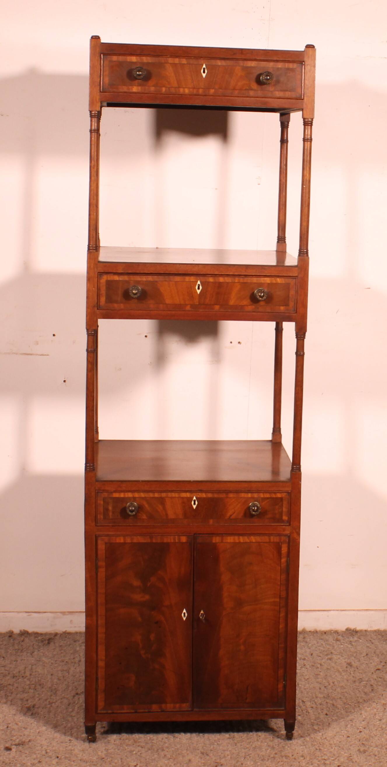 mahogany whatnot shelf circa 1800 George III period