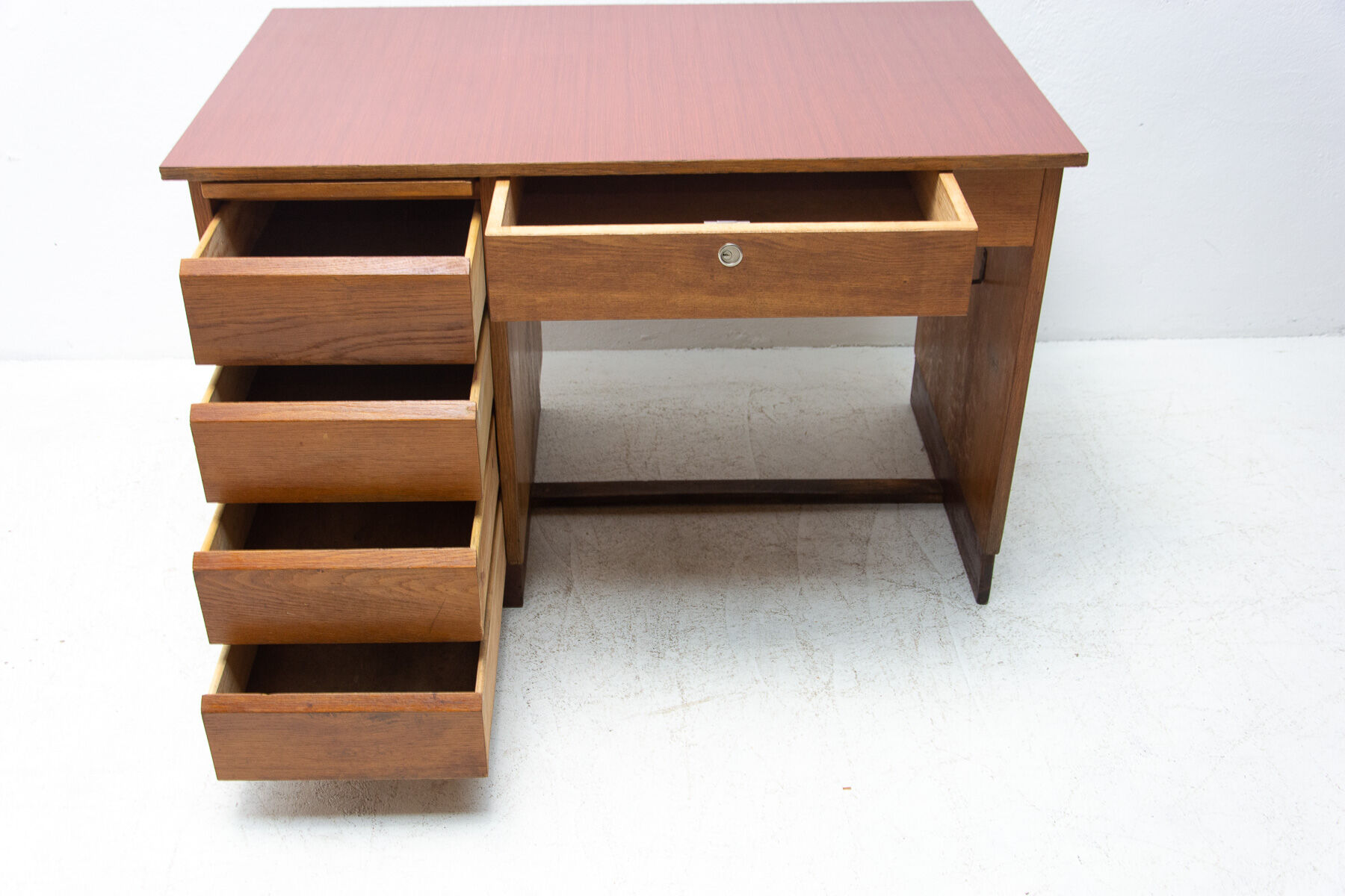 Mid century writing desk, 1960´s, Czechoslovakia, Brussels period
