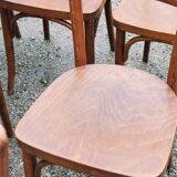 Set of 12 old Thonet bistro chairs