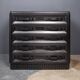Antique 20thc italian ebonised chest of drawers with display top c.1930