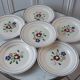 Set of 6 dessert plates Luneville model Chantilly
