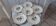 Set of 6 dessert plates Luneville model Chantilly