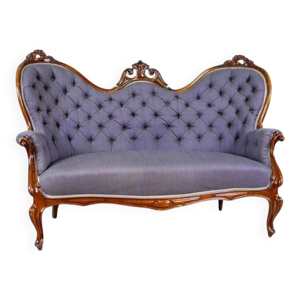Sofa en noyer de style - rococo