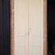 Double porte ancienne de placard, porte bois ancienne, grande porte vintage, porte d'intérieur