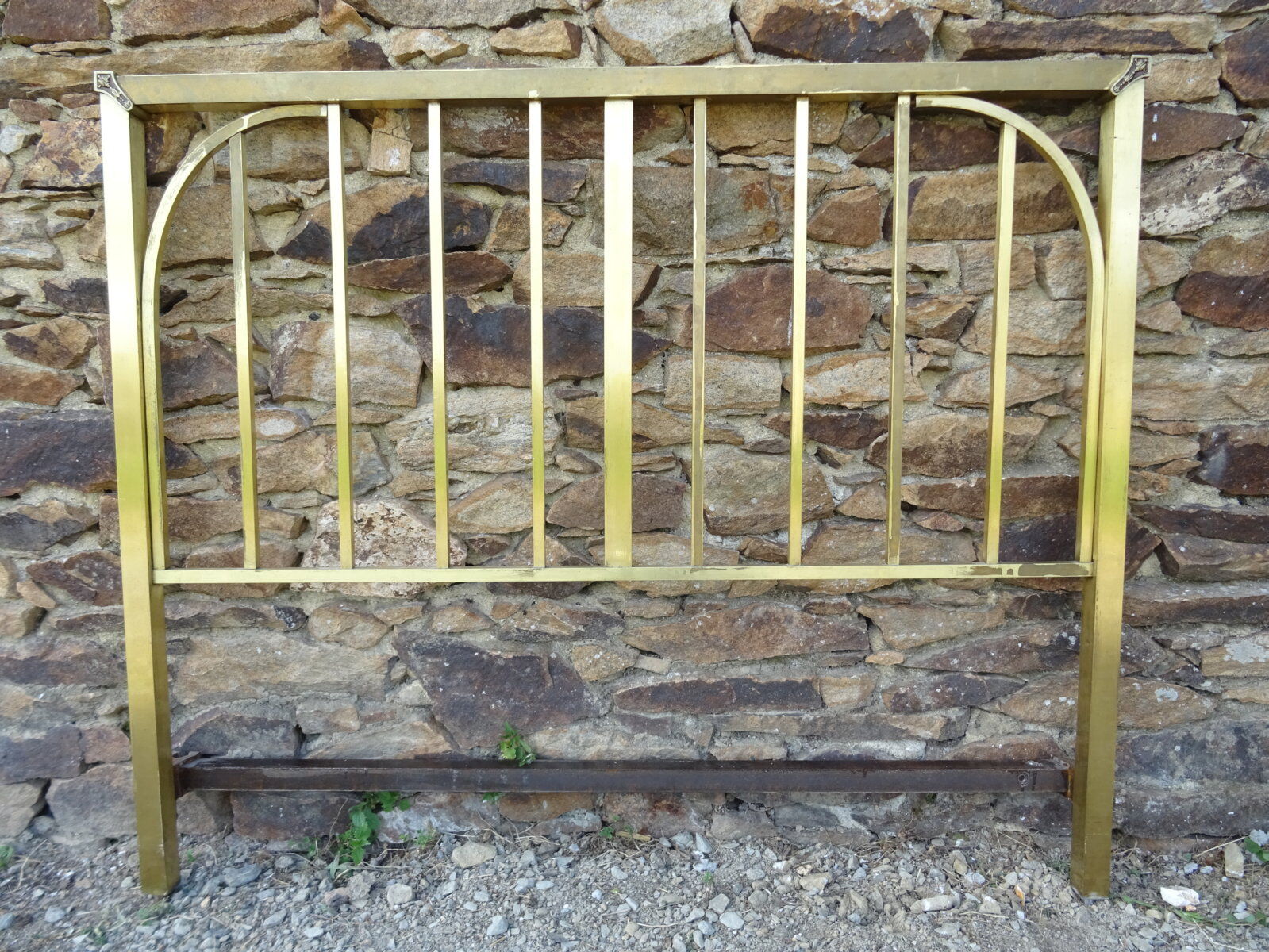 Antique brass bed in 140
