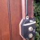 Porte entrée 208,7x94 serrure multipoints en chêne