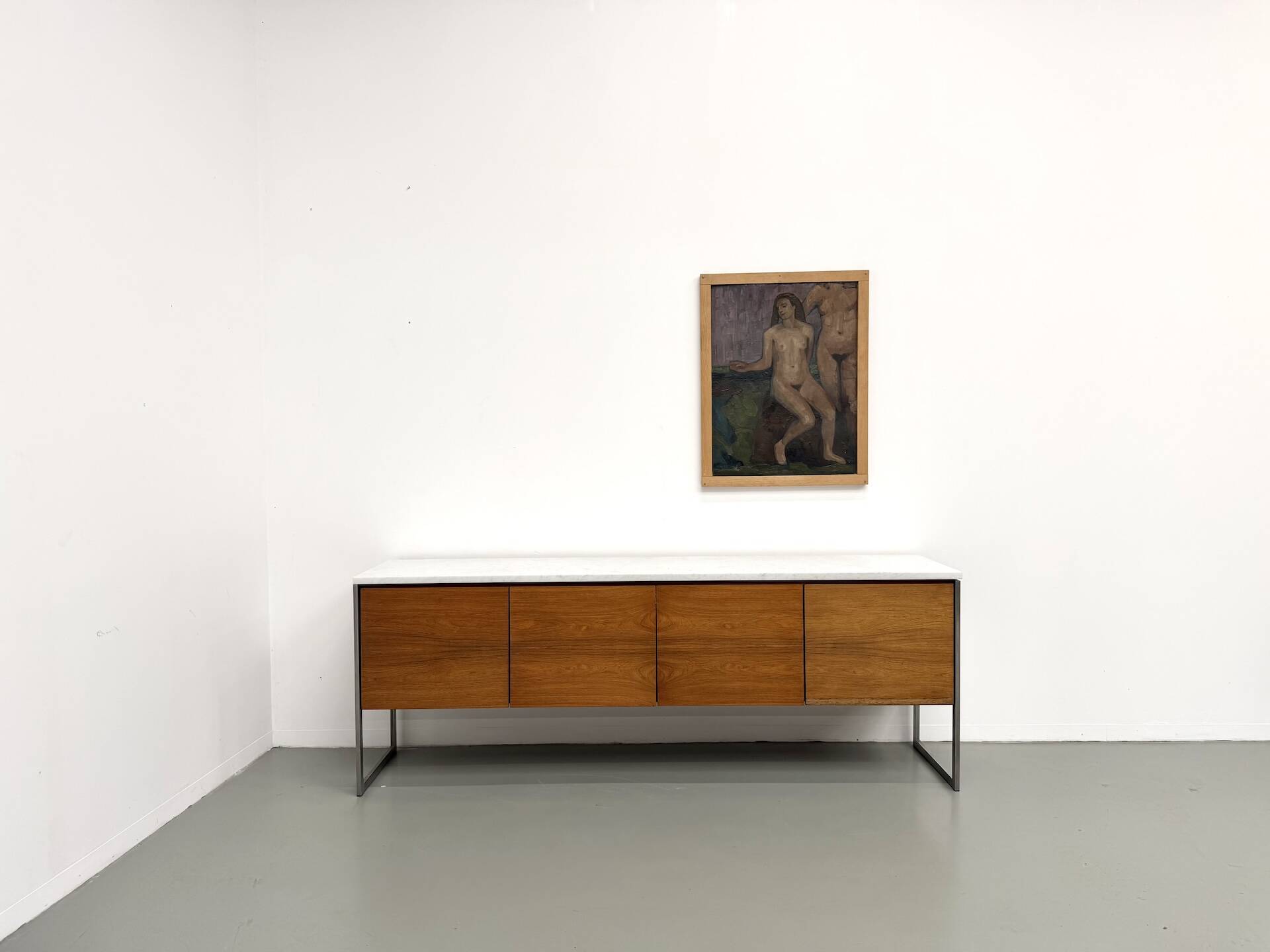 Modernist enfilade by Arno, in Rio rosewood.