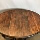 Louis XIII swivel-turning folding living room table