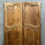 Pair of 18th century woodwork doors in poplar