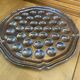 Old Plate Snails Stainless Steel Tray 36 Slots Made In France #E12
