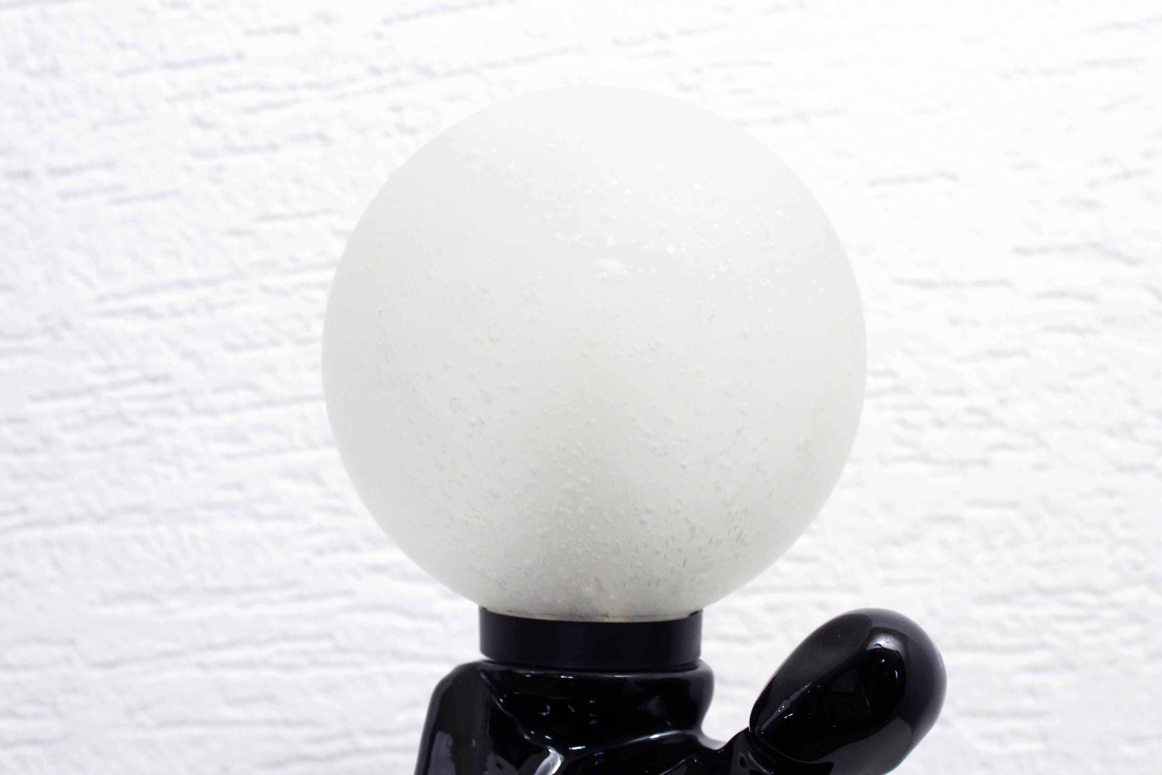 Earthenware table lamp