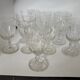 Lot de 10 verre à facettes à vin ou à eau