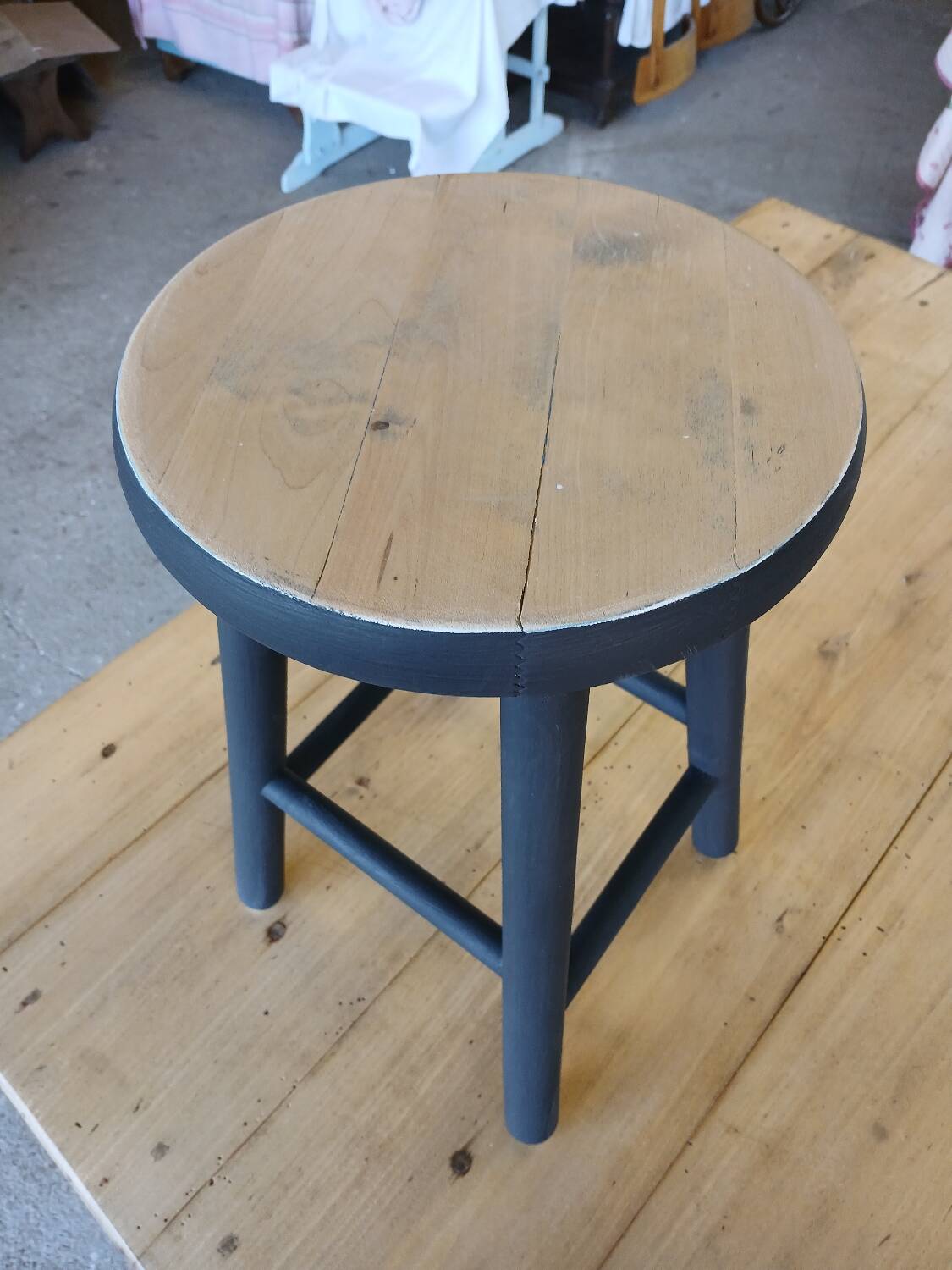 Antique 4-legged stool