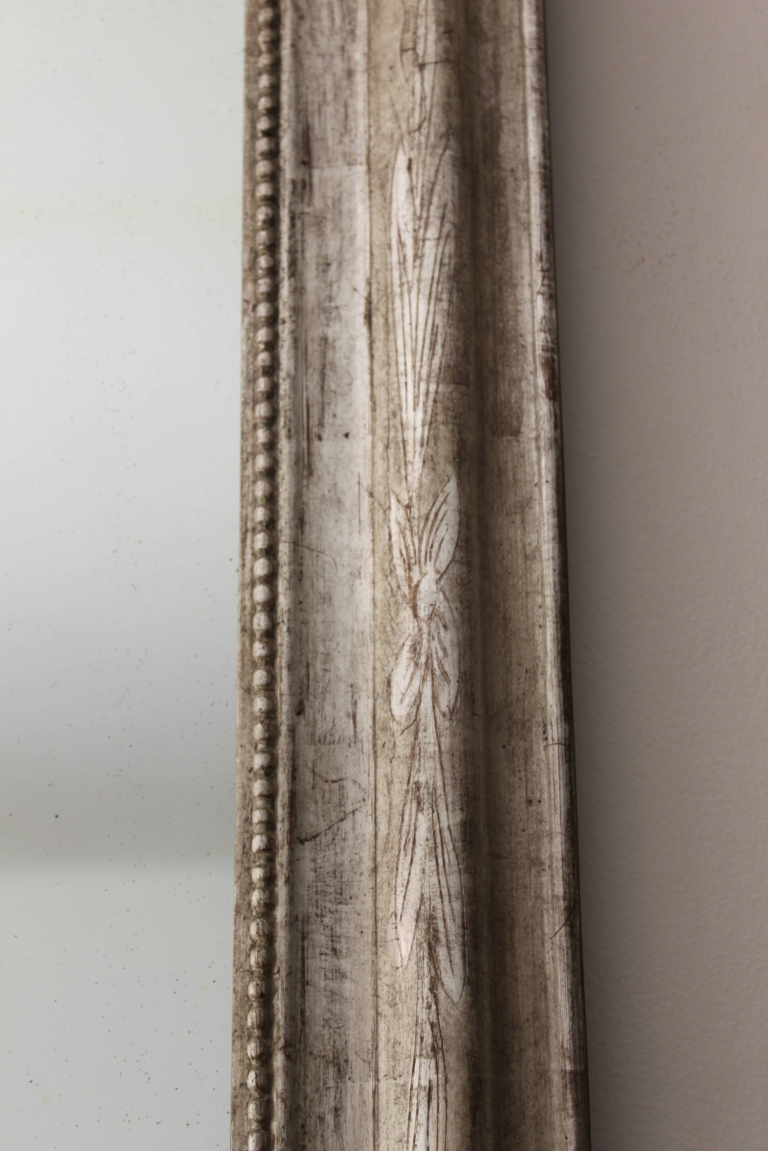 Louis Philippe silver mirror