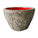 Red enamelled sandstone cup, Francis Triay, 50/60