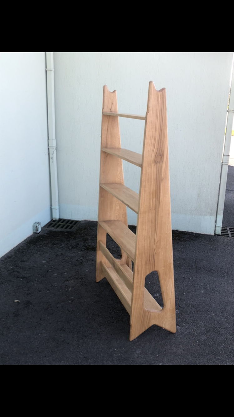 oak shelf by Pierre Cruège