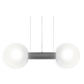 Large contemporary pendant light "Oxygen" by Delta Light