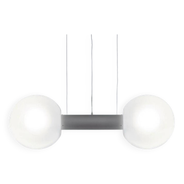 Large contemporary pendant light "Oxygen" by Delta Light