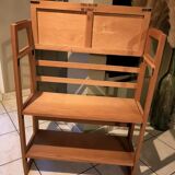 Folding bookseller's shelf
