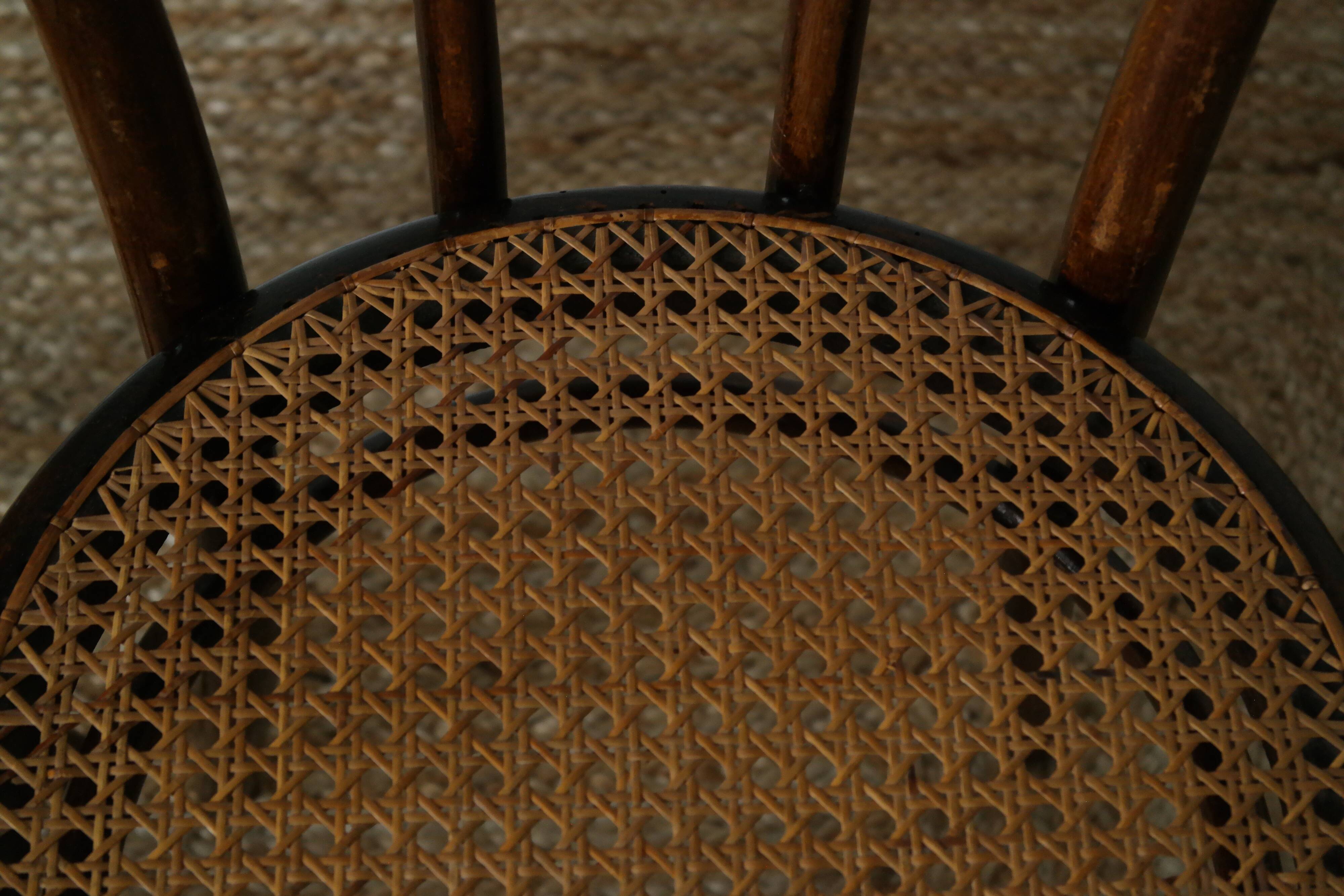 Pair of 20th century Fischel bistro chairs