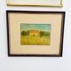 Wood framing fabric and vintage naif campaign décor