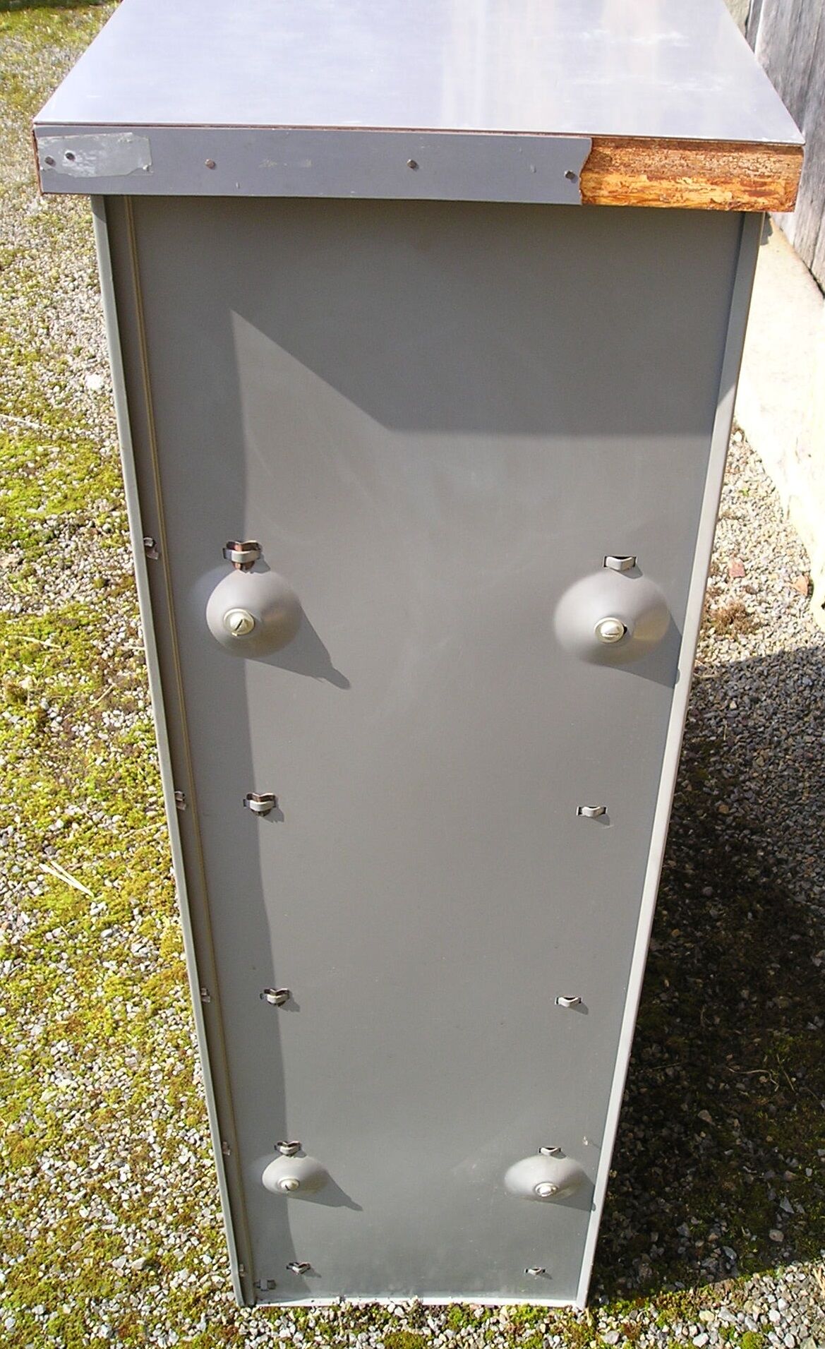 Cabinet with 10 drawers flaps with label holder and roneo buttons