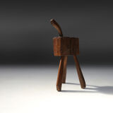 19th century rustic handmade stool