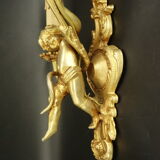 Great pair of wall light  the Cherubim, of Louis XV style