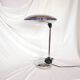 Adjustable chrome metal UFO lamp, space age, UFO, Aluminor, France, 1980.