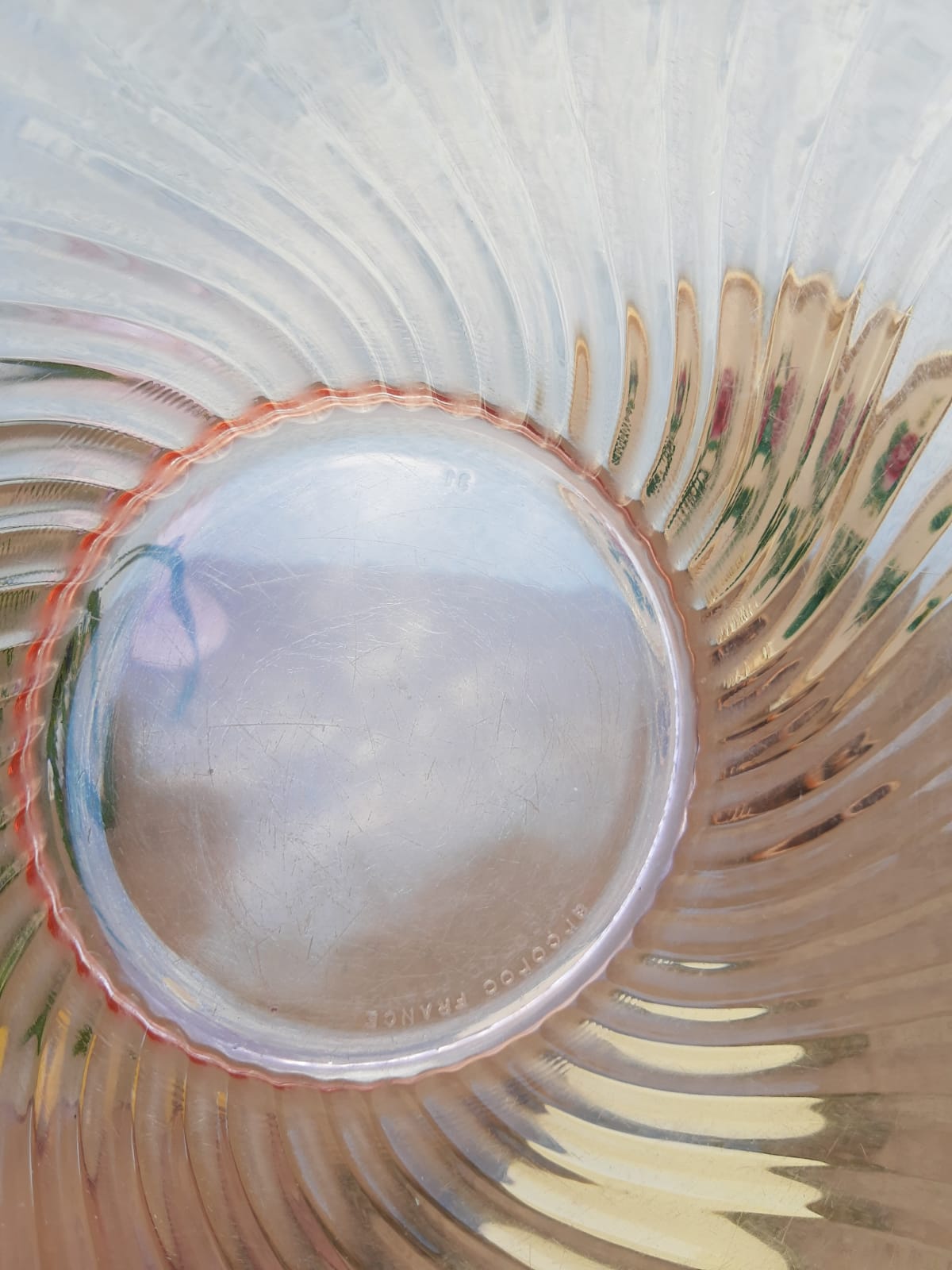 Trio of rosaline salad bowls twisted arcoroc