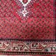1950s Handmade Indian wool medallion rug, red, 102 × 159 cm - 1C1296