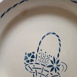 4 plates and a salad bowl Creil and Montereau