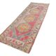 Vintage Red Blue Persian Runner Rug, 104x280Cm