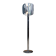 20th century italian chrome & glass floor lamp attributable to max ingrand