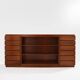 Large modernist cabinet with two doors in mahogany from around 1940.
