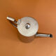 Silver metal teapot