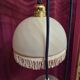 Suspension cascade triple globes anciens verre et opaline