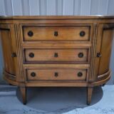 Half-moon Directoire buffet in solid wood in very good condition
