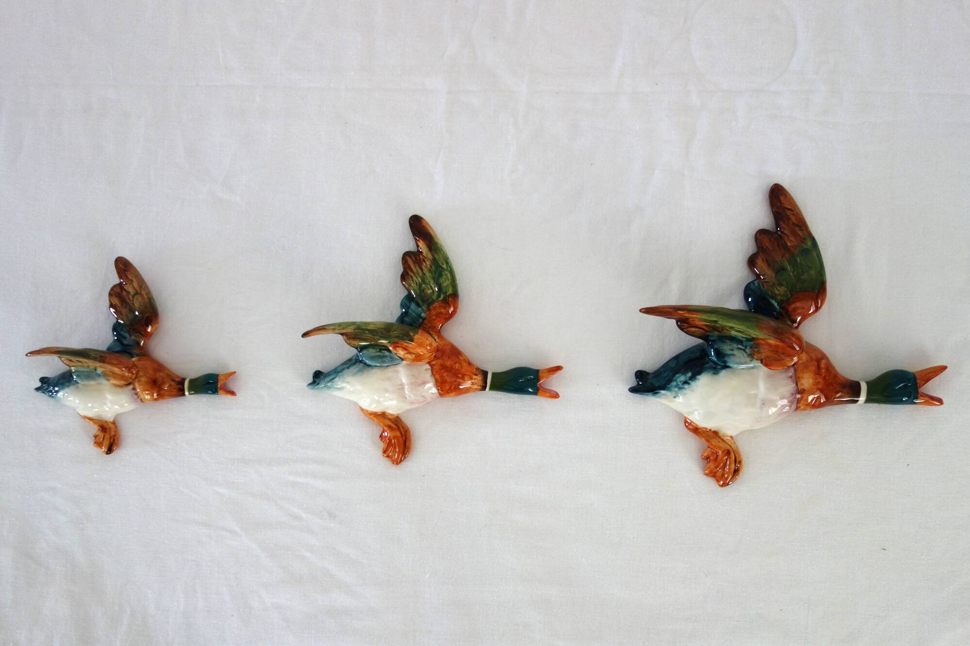 Ensemble de 3 canards en céramique de Beswick, Angleterre