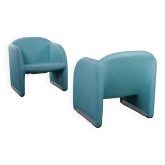Blue green Ben chair – Pierre Paulin – Artifort