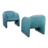 Blue green Ben chair – Pierre Paulin – Artifort